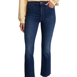 Mother Hustler Ankle Fray Jeans